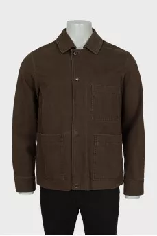 Men's Denim Jacket Brown