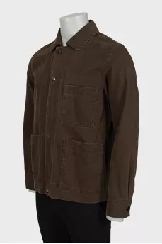Men's Denim Jacket Brown