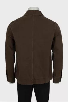 Men's Denim Jacket Brown