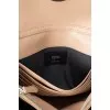 Сумка из кожи с серебристым логотипом