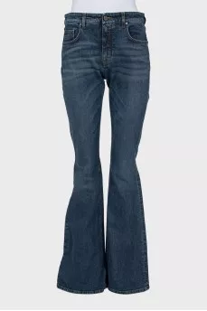Flared jeans in blue