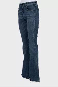 Flared jeans in blue