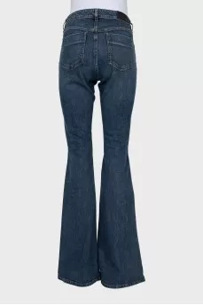 Flared jeans in blue