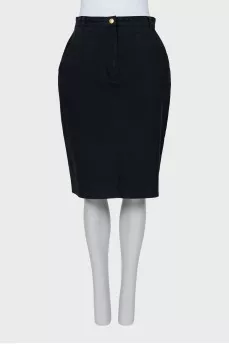 Vintage navy blue skirt