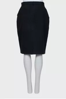 Vintage navy blue skirt