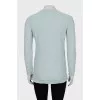 Knitted sweater in blue