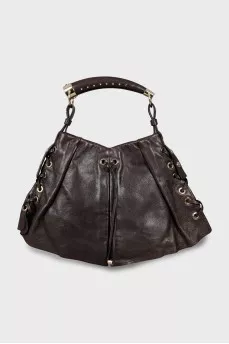 Vintage Drawstring Hobo Bag