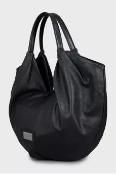 Hobo bag decorated with a bow