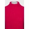 Pink sweater with sequins