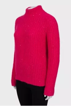 Pink sweater with sequins