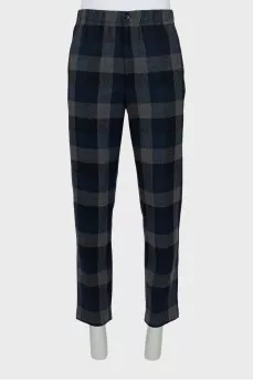 Men's Plaid Trousers