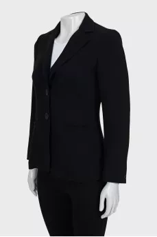 Single-breasted button-down jacket
