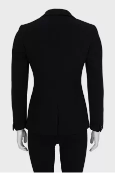 Single-breasted button-down jacket