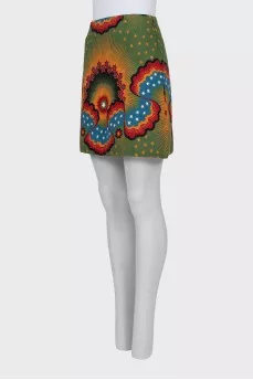 Skirt made of young wool and silk