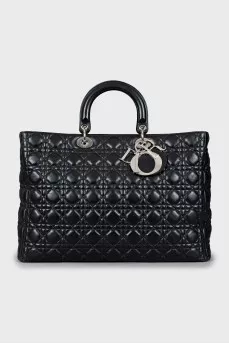 Черная сумка Lady Dior