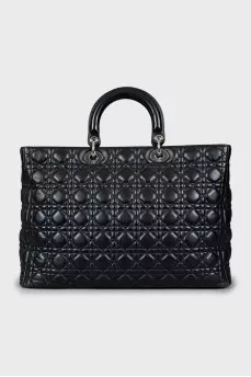 Черная сумка Lady Dior