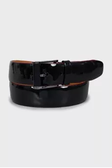 Men's Patent Leather Belt