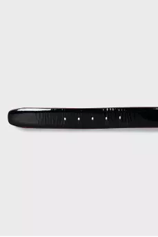 Men's Patent Leather Belt