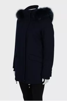 Insulated wool coat