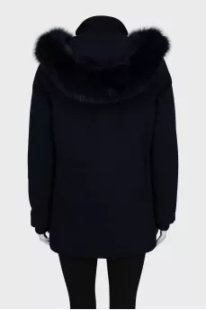 Insulated wool coat