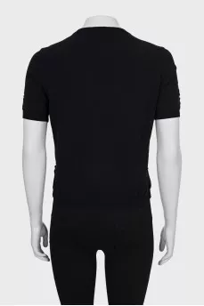 Black button down jumper