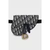 Saddle textile bag