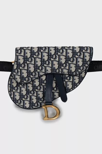 Saddle textile bag