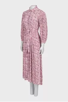 Floral print maxi dress