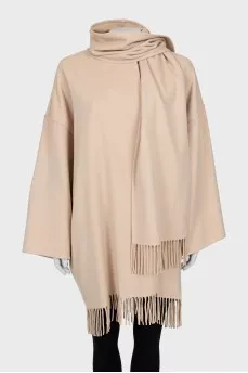 Cashmere cape