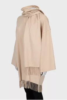 Cashmere cape