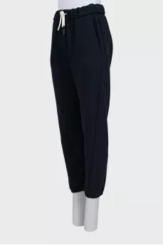 Sports dark blue trousers