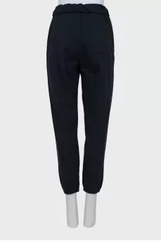 Sports dark blue trousers