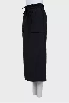 Black maxi skirt