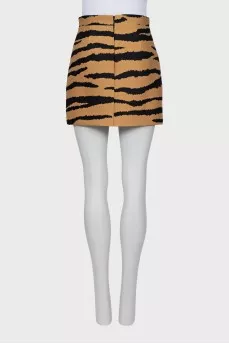 Animal print skirt