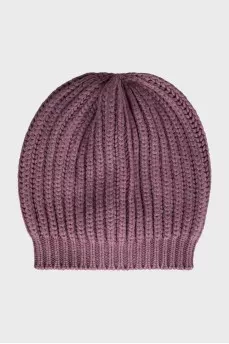 Cashmere hat with tag