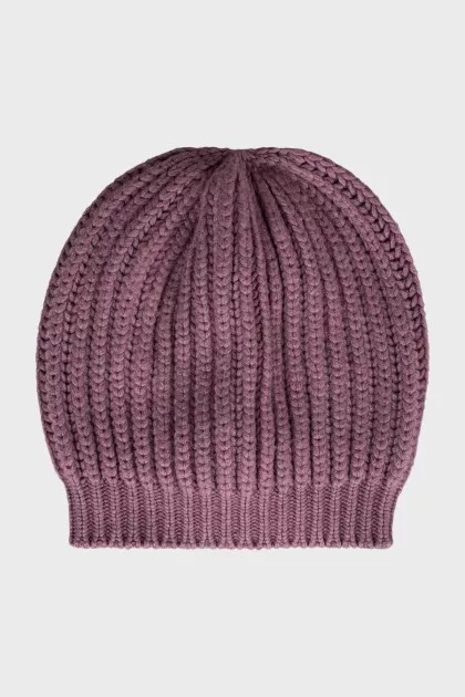 Cashmere hat with tag