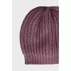 Cashmere hat with tag