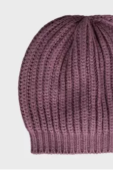 Cashmere hat with tag