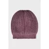 Cashmere hat with tag