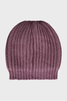 Cashmere hat with tag