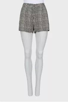 Plaid mini shorts