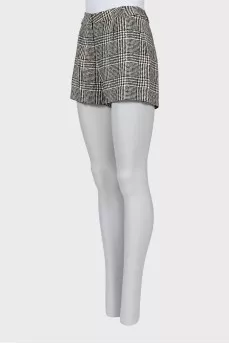 Plaid mini shorts