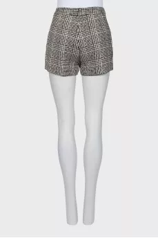 Plaid mini shorts