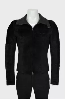 Mens vintage leather jacket