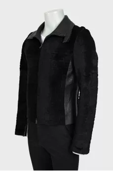 Mens vintage leather jacket