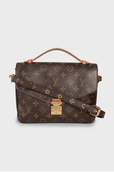 Canvas satchel bag with branded logo