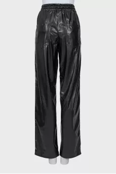 Faux leather palazzo pants With tag