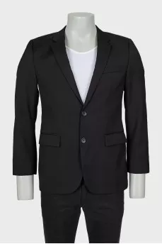 Jacket with patch pockets