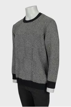 Men's slim fit cashmere jumper