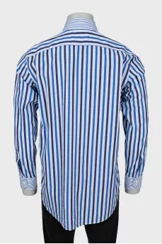 Men's shirt in a combination stripe
